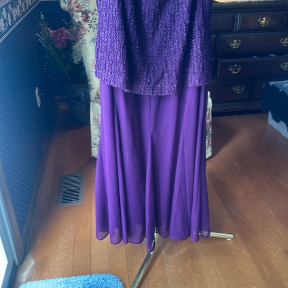 ALEX EVENINGWEAR DRESS & JACKET size 16W Mother of the Bride - Picture 3 of 9